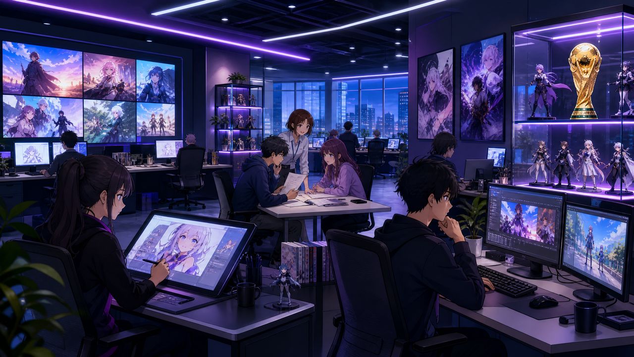 溏心影视传媒公司办公室
